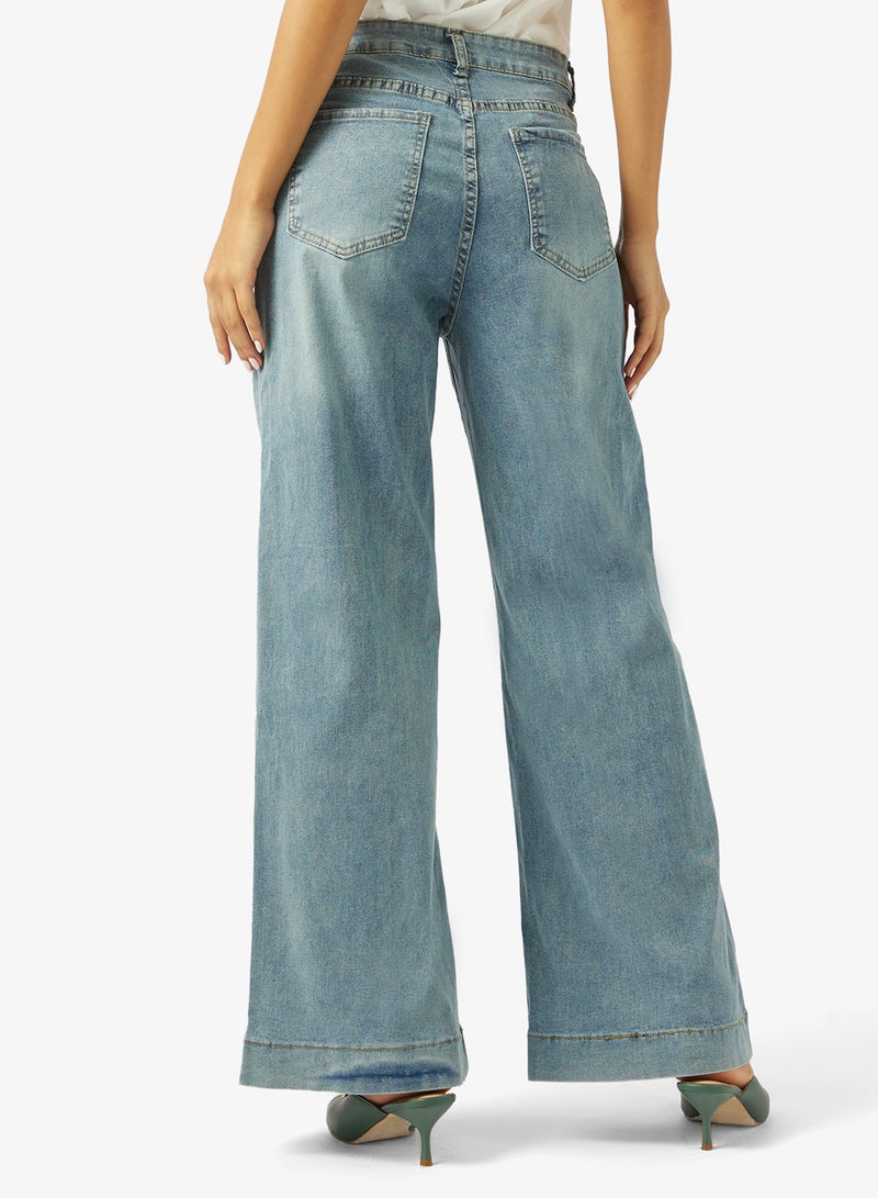 Ginger High Rise Straight Fit Jeans - Image 3